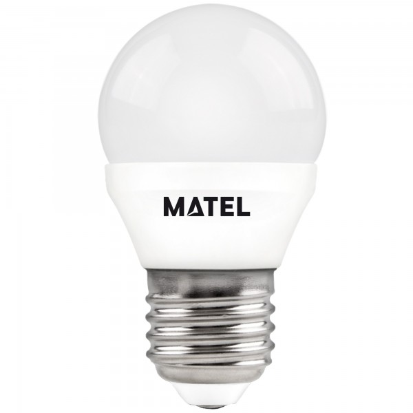 Bomb.led esferica  e27  8w.neutra (caja de 10 unidades)
