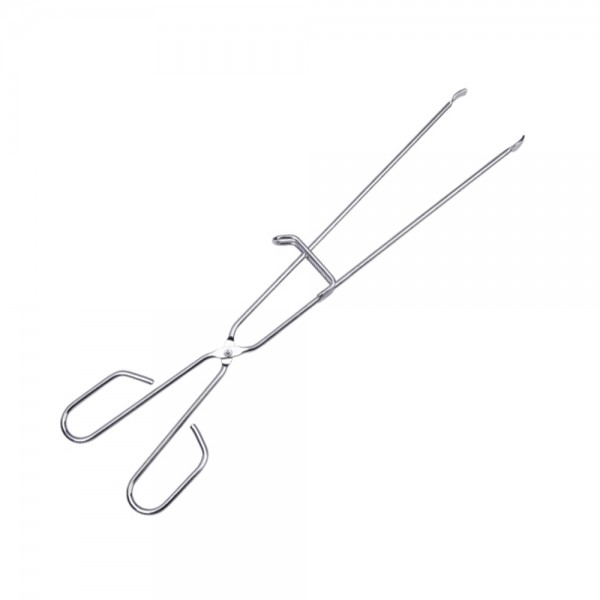 Pinzas para barbacoa de acero inoxidable con tope 45 cm