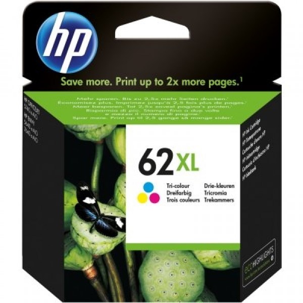 Hp cartucho 62xl tricolor