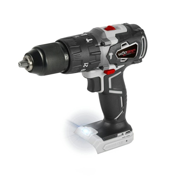 Taladro percut.worgrip  20v s/bat brush