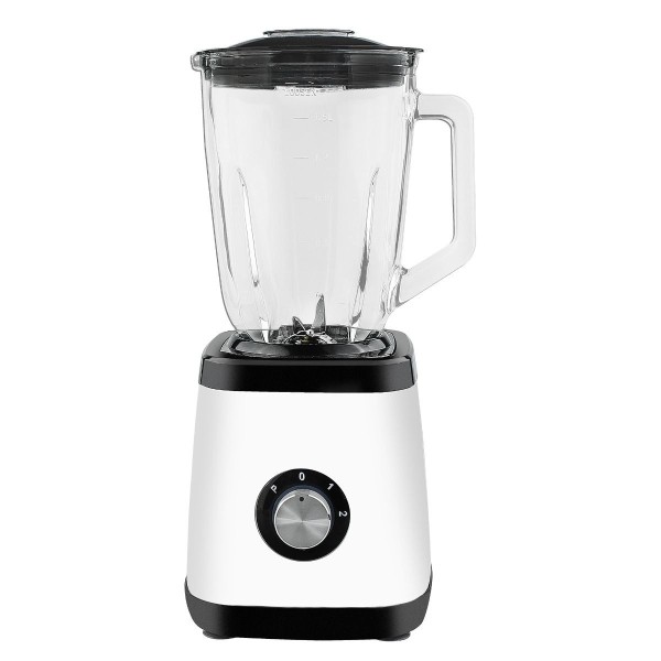 Batidora vaso cristal 1.5l 1000w.blanca