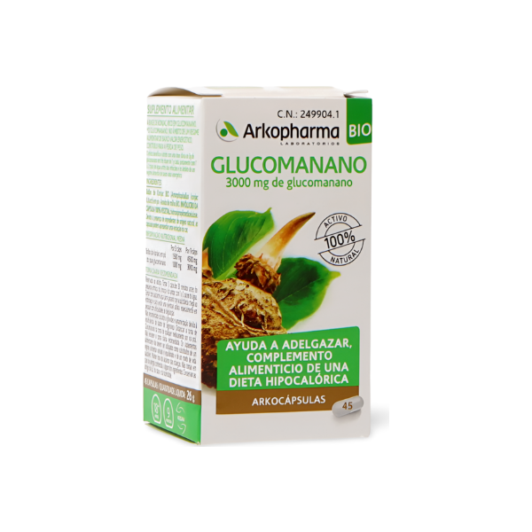 Arkocapsulas Glucomanano Konjac 45 Caps