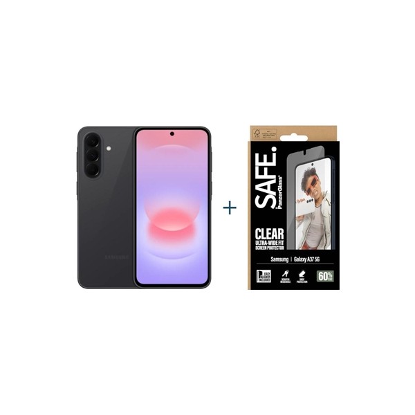Samsung galaxy a37 5g 256gb 8gb gray+ protec safe
