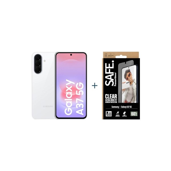 Samsung galaxy a37 5g 256gb 8gb white+ protec safe