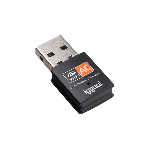 Iggual adaptador usb wifi 600 mbps dual 2.4g/5g